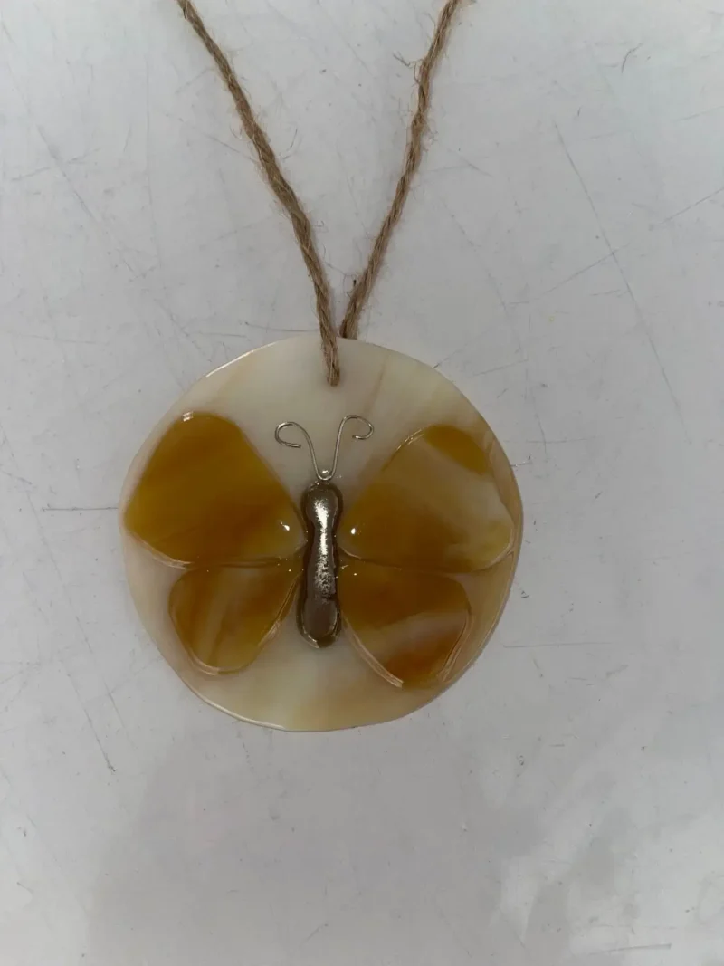 Amber Butterfly Pendant - Image 2