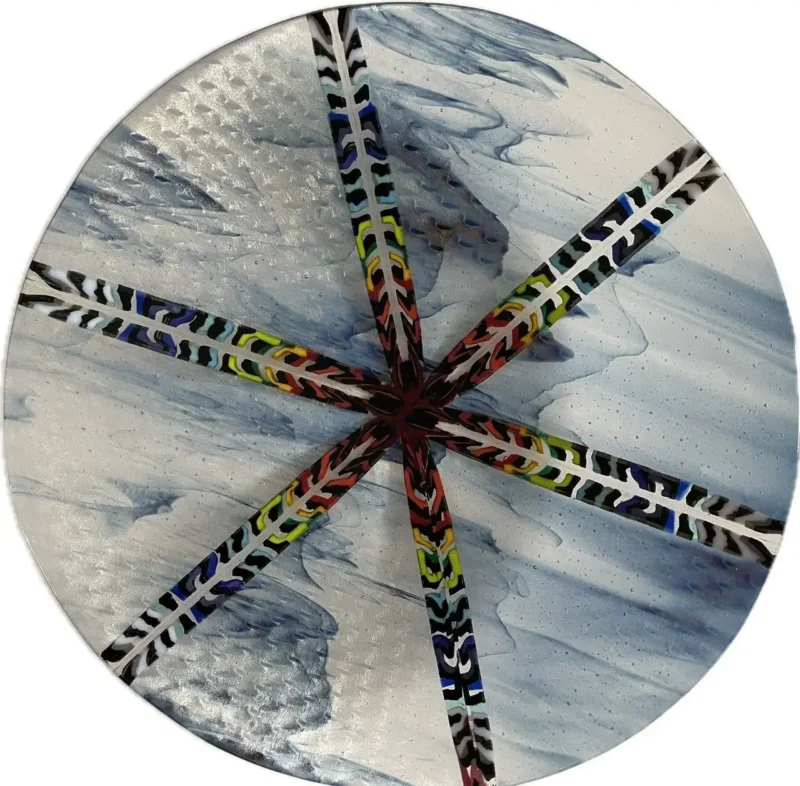 Kaleidoscope Crest - Fused Glass