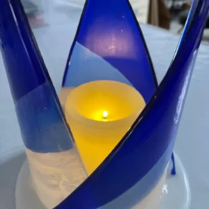 Cathedral Flame - Fused Glass