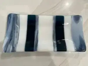 Deep Tide - Fused Glass