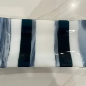 Deep Tide - Fused Glass