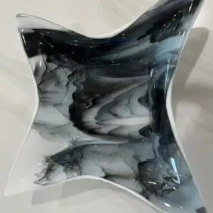 Night Tide - Fused Glass
