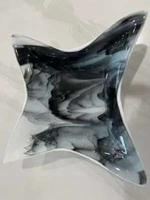 Night Tide - Fused Glass