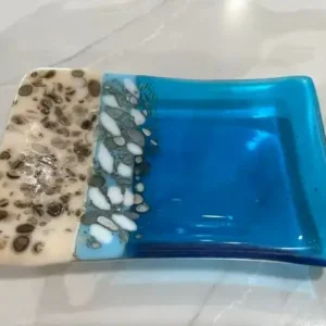 Seashore Memento - Fused Glass