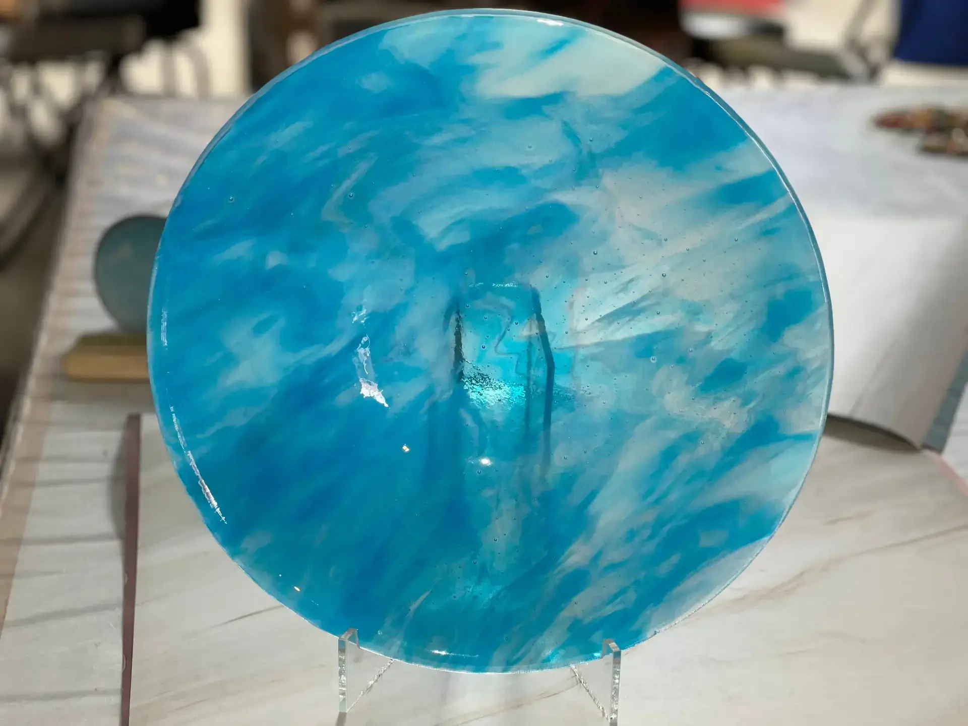 Swirl of Dreams Glass Bowl - Image 2