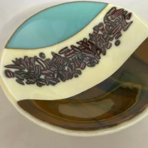 Creamy Woodlands - Fused Glass