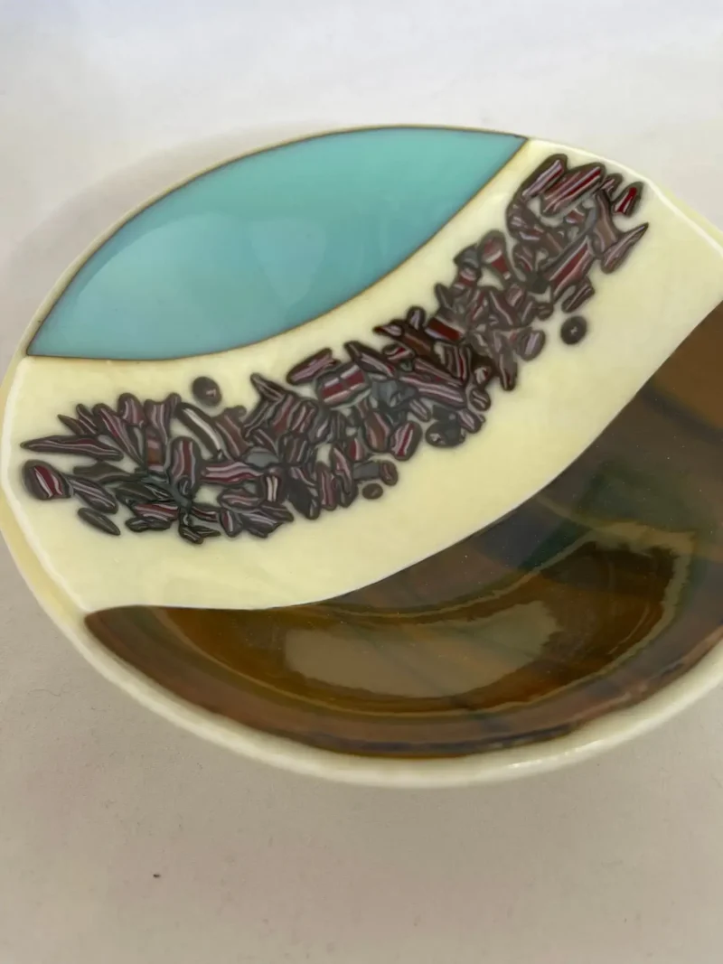 Creamy Woodlands - Fused Glass