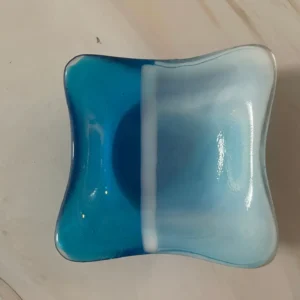 Blue Mist - Fused Glass