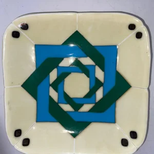Aquatic Labyrinth - Fused Glass