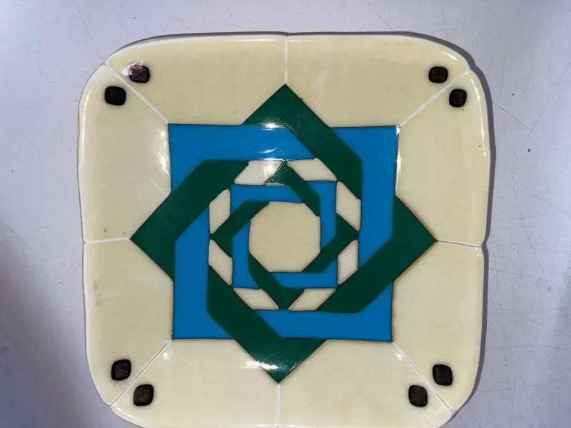Aquatic Labyrinth - Fused Glass