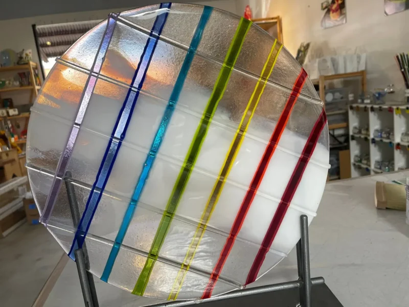 Spectrum Slices - Fused Glass