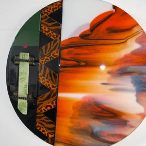 Sunset Mirage - Fused Glass