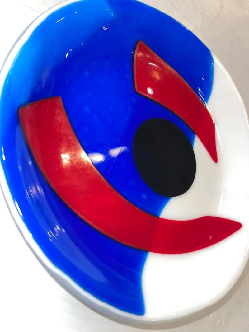 Intercept - Fused Glass