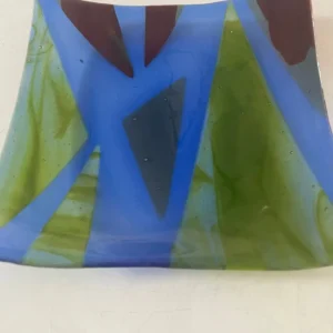 Intersecting Paths - Fused Glass