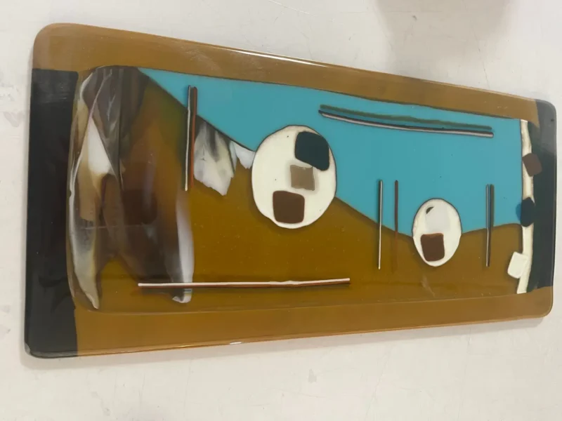 Desert Signals - Fused Glass