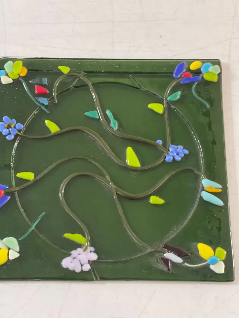 Flowing Flowers - Fused Glass