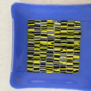 Electric Blue - Fused Glass