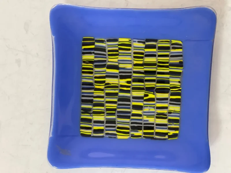 Electric Blue - Fused Glass