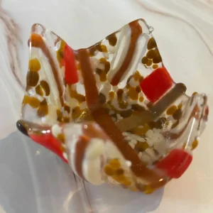 Pepper Pop Votive Holder - Fused Glass