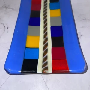 Crosswalk Circuit - Fused Glass
