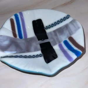 Crosscurrent - Fused Glass