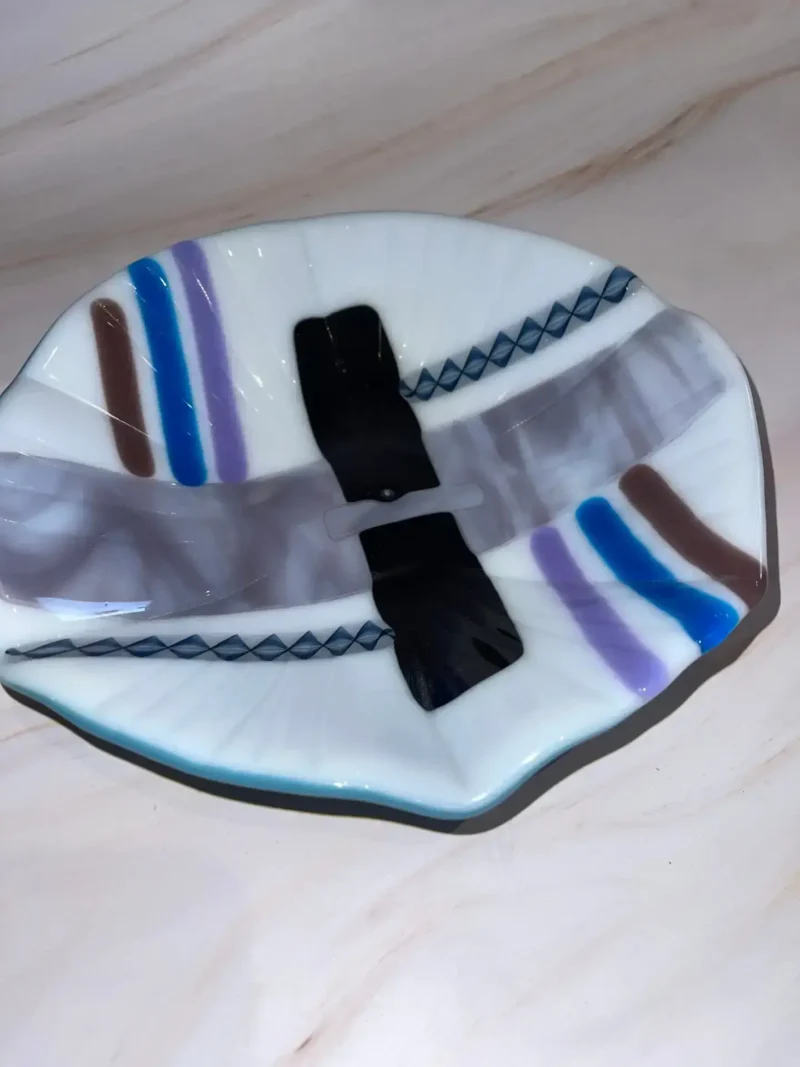 Crosscurrent - Fused Glass