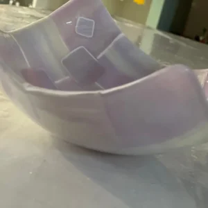 Lavender Interlace - Fused Glass