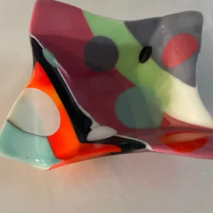 Pop Circuit - Fused Glass
