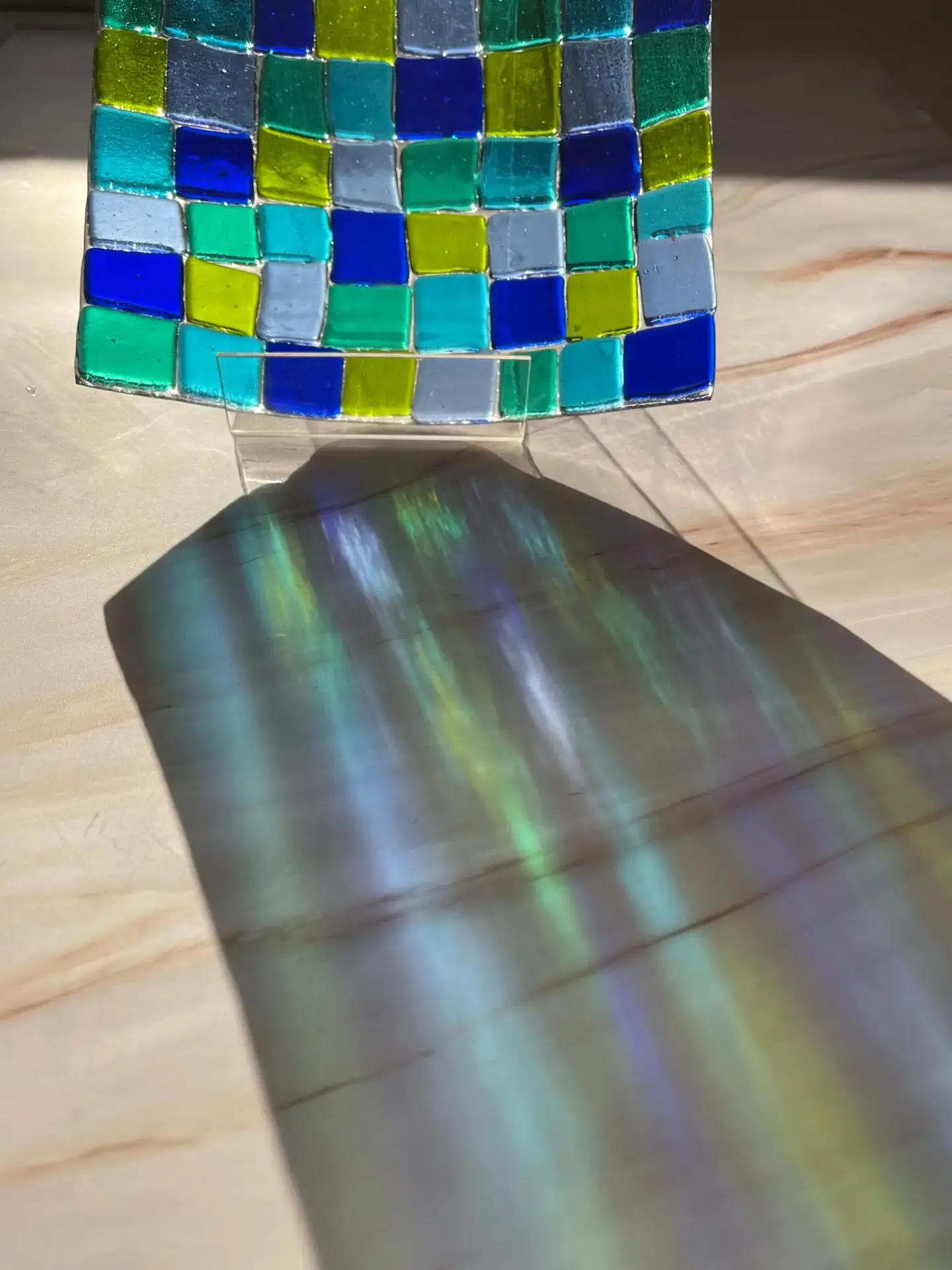 Transparent Colored Squares Tray - Image 2