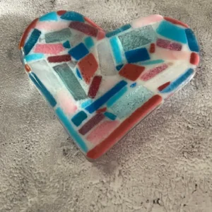 Shard of Affection - Fused Glass
