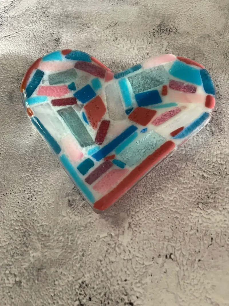 Shard of Affection - Fused Glass