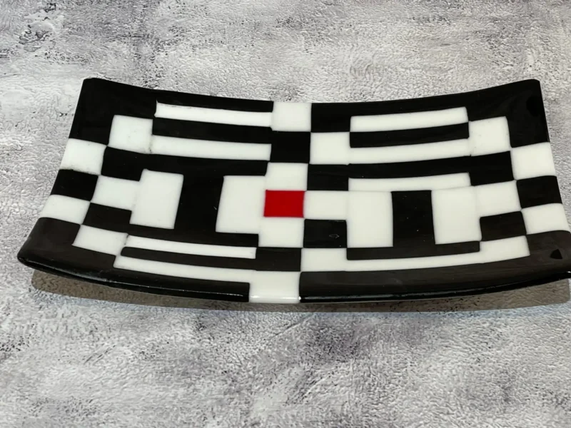 Disruption Point - Fused Glass