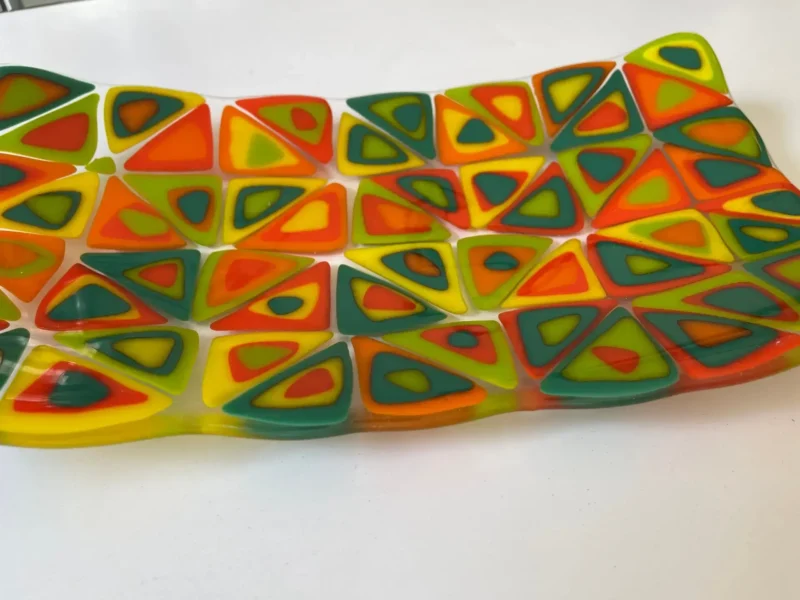 Various Colors and Shapes of the Fused Glass Stacking Design - Image 2