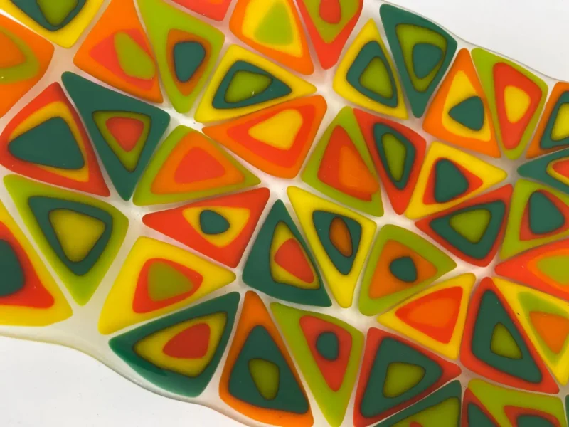 Various Colors and Shapes of the Fused Glass Stacking Design - Image 3