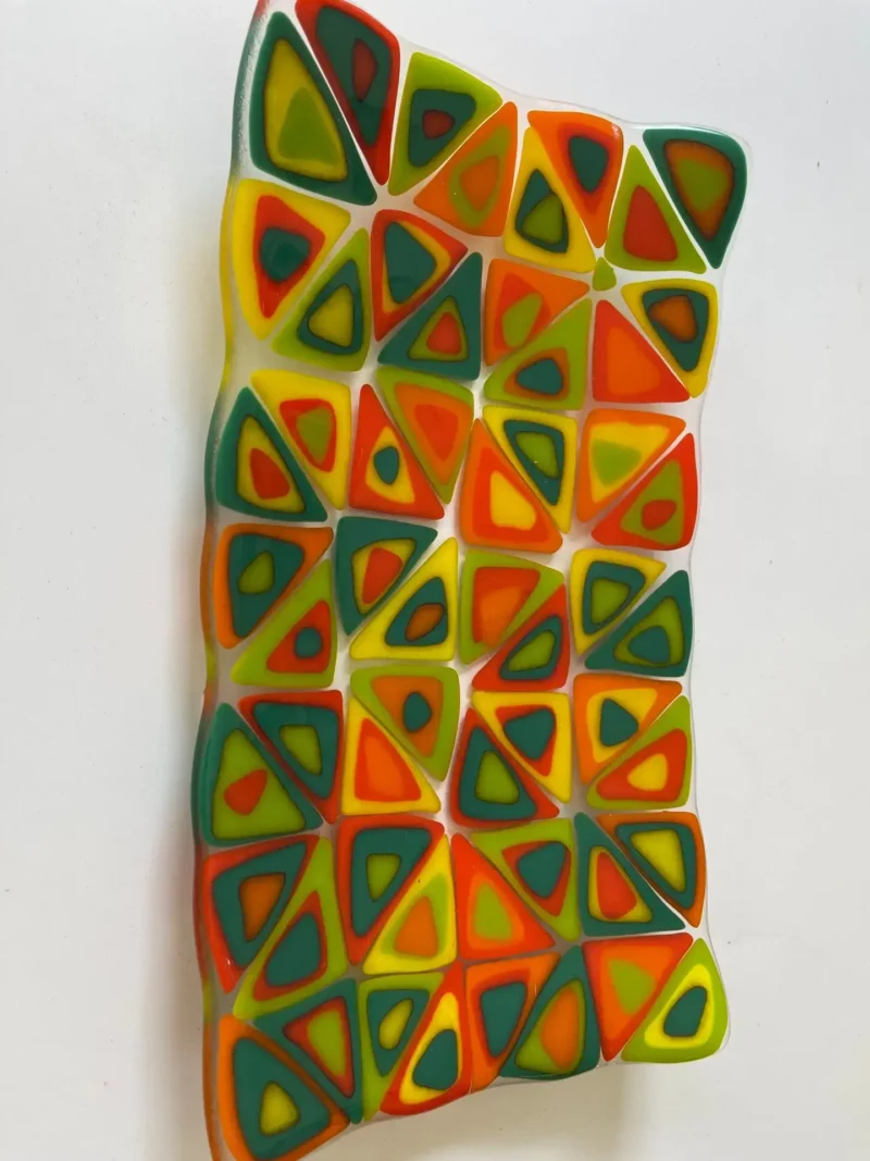 Various Colors and Shapes of the Fused Glass Stacking Design - Fused Glass