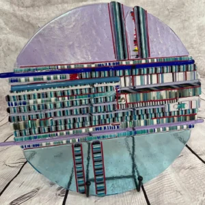 Layered Vista - Fused Glass