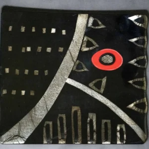 Wanderer Plate - Fused Glass