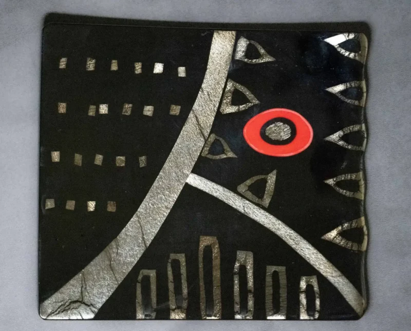 Wanderer Plate - Fused Glass