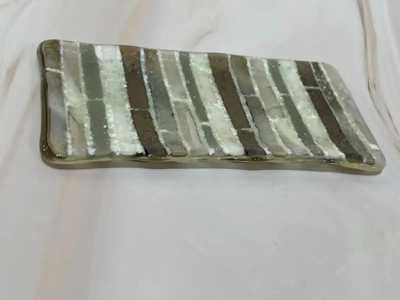 Gray, Taupe, Iridescent, Clear, and Cream Tray - Image 2