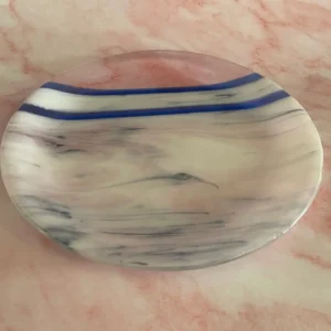 Marbled Breeze - Fused Glass
