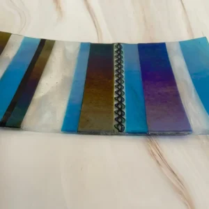 Parallel Currents - Fused Glass