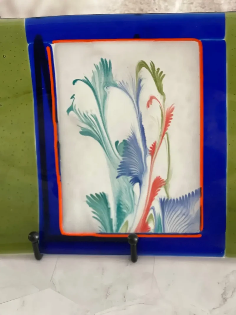 Garden Plume - Fused Glass
