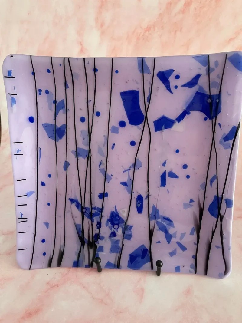 Periwinkle Shards - Fused Glass