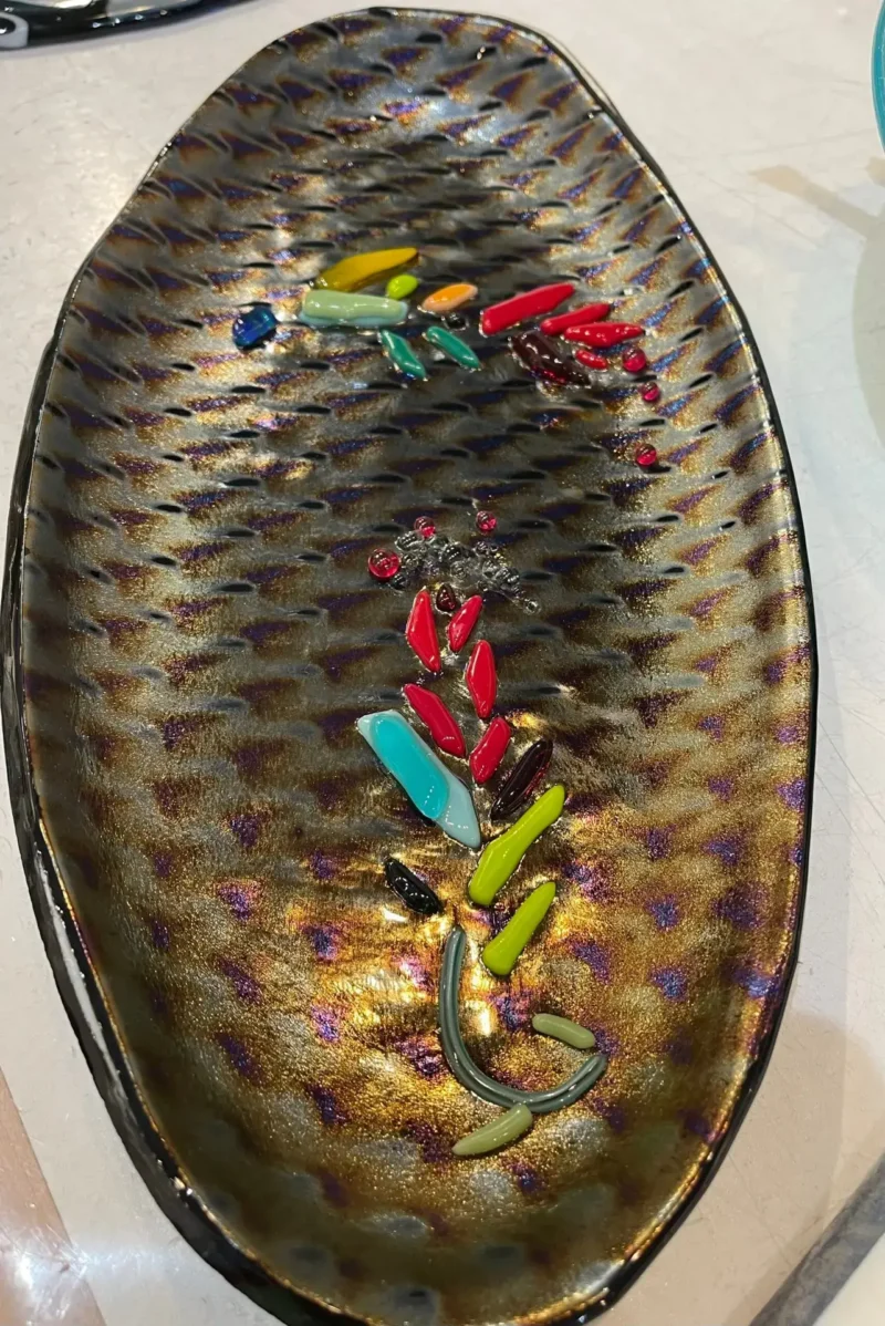 Flicker Nest - Fused Glass