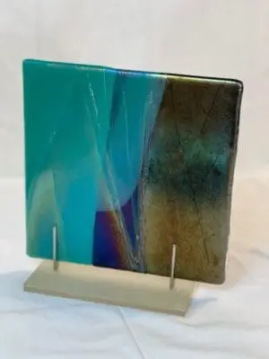 Shifting Tides - Fused Glass