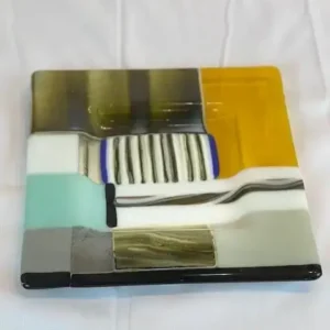 Modern Terrain - Fused Glass