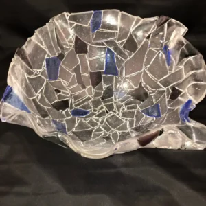 Shattered Moonlight - Fused Glass