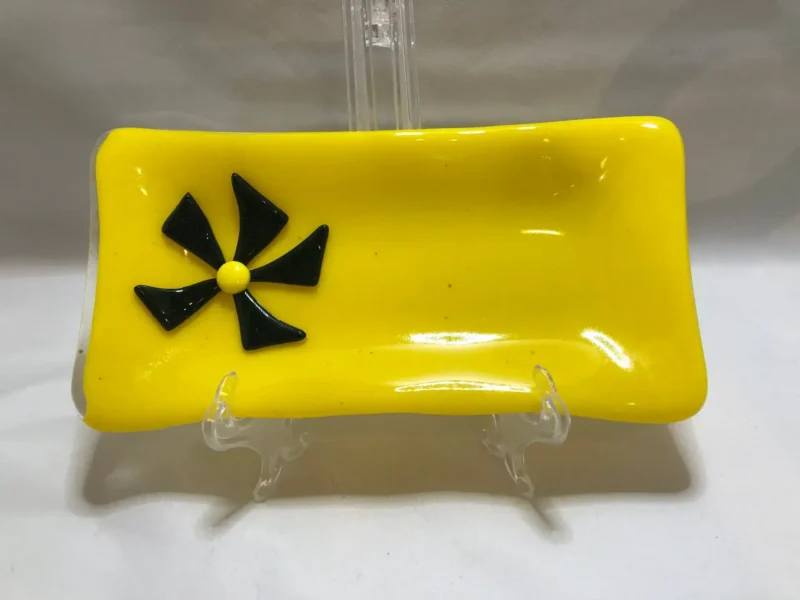 Pinwheel Pop - Fused Glass