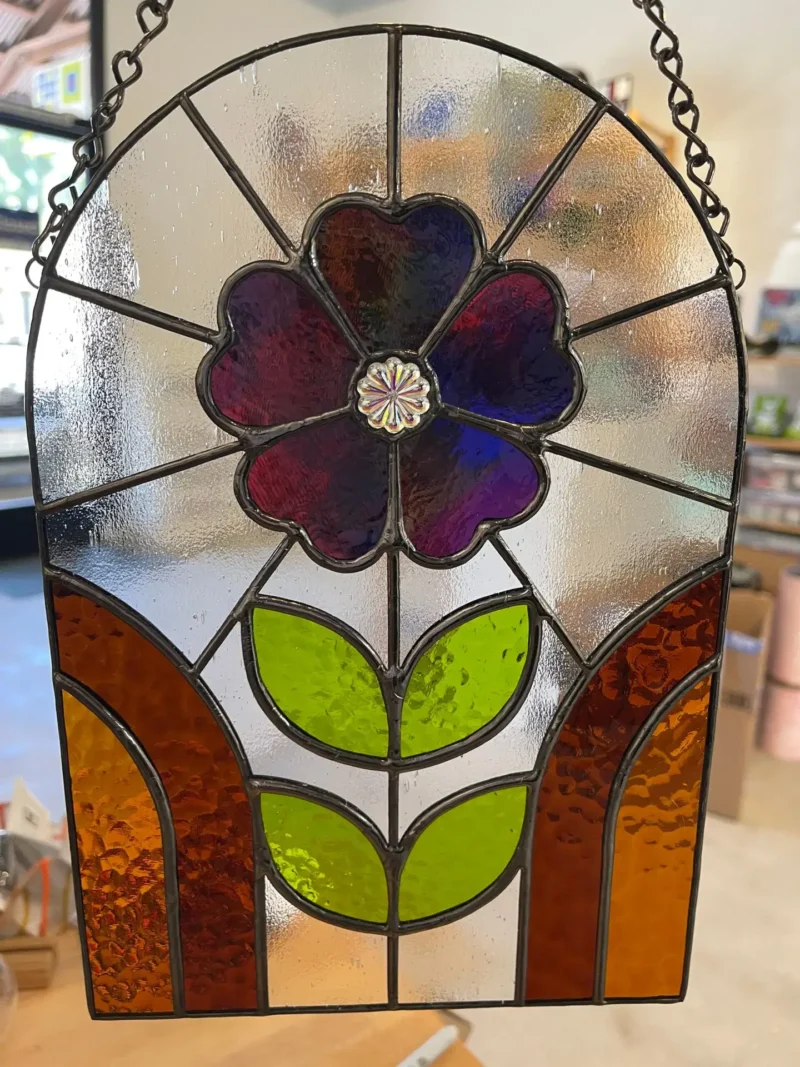 Blooming Radiance Stained Glass - Stained Glass