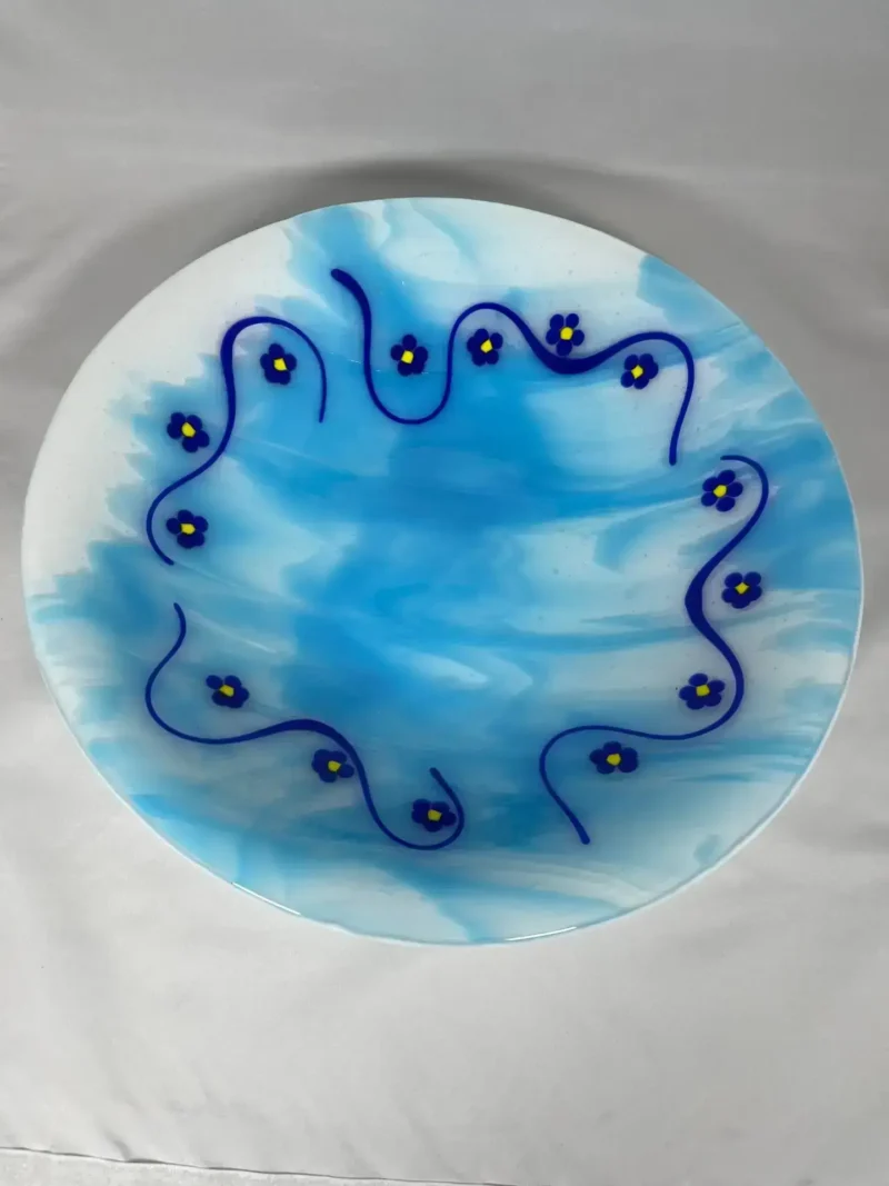 Flow of Spring - Fused Glass